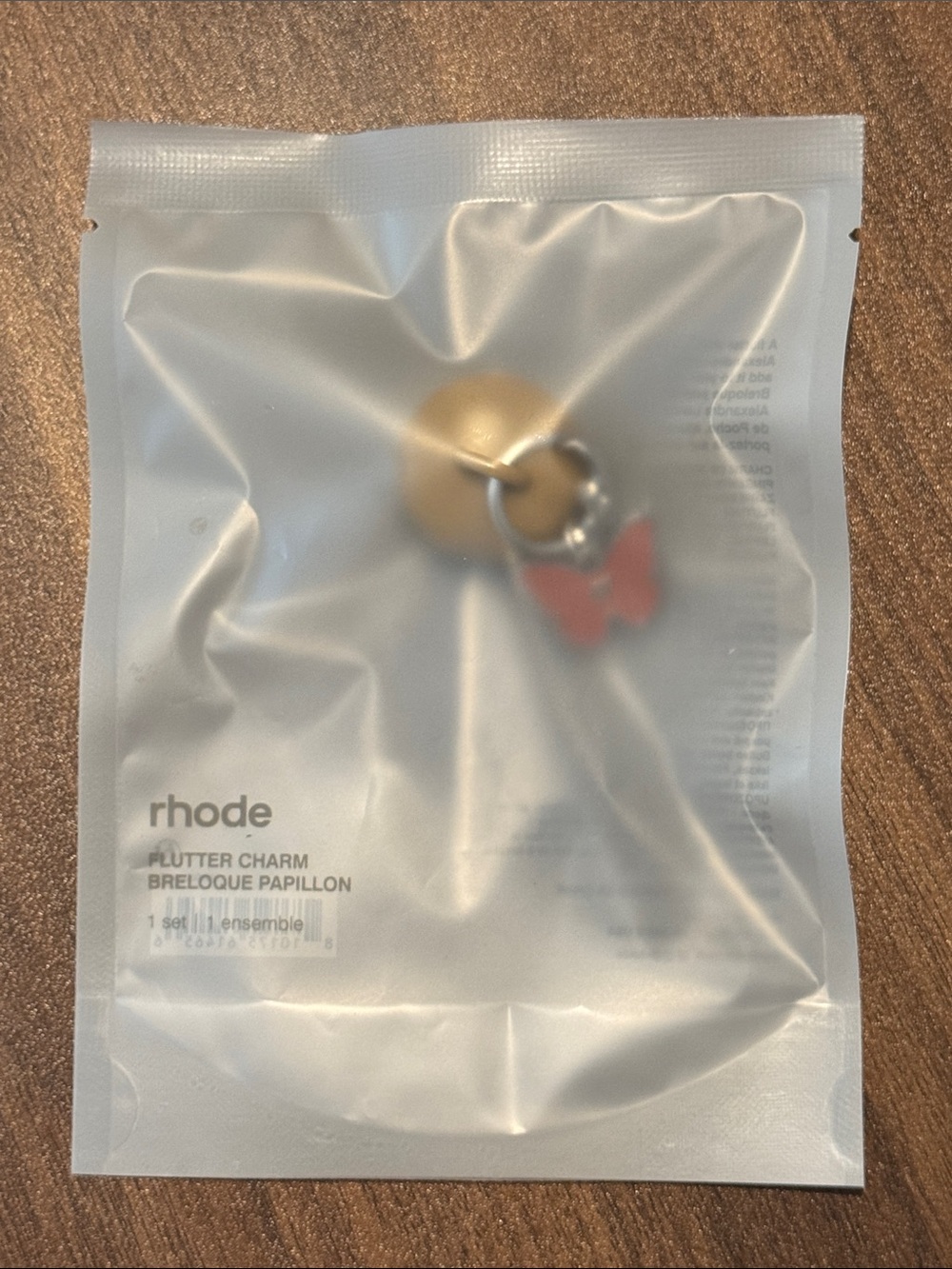 Rhode Flutter Charm